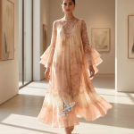 Hypnotic Printed Silk Gown