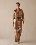 Lucky Brown silk set - Image 3