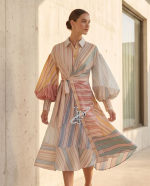 Striped Long Dress - Image 3